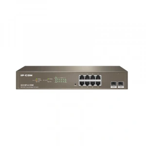 IP-COM G3310P-8-150W 8 PORT GIGABIT + 2X1GB SFP UPLINK L2/CLOUD YÖNETİLEBİLİR RACK 130W POE SWITCH