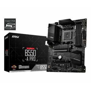 MSI B550-A PRO DDR4 3200MHZ 1XHDMI 1XDP 2XM.2 USB 3.2 ATX AM4 (3.NESİL İŞLEMCİ UYUMLU)