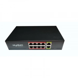 URANIUM POE-G8002-96W 8 PORT GIGABIT + 2 PORT GIGABIT RJ45 UPLINK POE SWITCH (REALTEK CHIPSET)