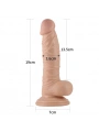19 cm Realistik Vantuzlu Anal Vajinal Dildo Penis