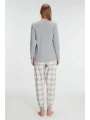 Anıl Pamuklu Uzun Kol Pijama Takımı