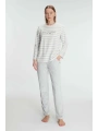 Anıl Pamuklu Uzun Kollu Pijama Takımı
