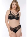 Morliva Balenli Desteksiz Dolgusuz Toparlayıcı Yaka Detaylı Dantelli Küçültücü Sütyen ve Slip Takım