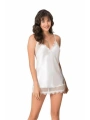 Morliva  Ekru Kısa Saten Gecelik