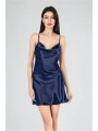 Morliva   Kısa Gecelik Degaje Lacivert 7740