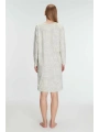 Morliva   Pamuklu Uzun Kollu Gecelik