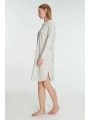 Morliva   Pamuklu Uzun Kollu Gecelik