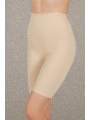 Morliva   Toparlayıcı Bel ve Bacak İnceltici Dikişli Uzun Paçalı Orta Bel Sıkı Şort Korse