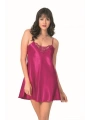 Morliva  Vişne Kısa Saten Gecelik