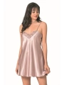 Morliva Vizon Kısa Saten Gecelik