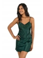 Morliva  Yeşil Kısa Saten Gecelik 8231