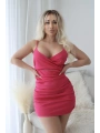 Büzgülü Fantezi Elbise