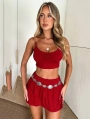 CHERRY ETEK CROP TAKIM KIRMIZI