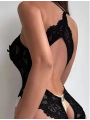 Dantel Özel Bölgesi Açık Babydoll