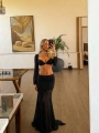 DANTEL UZUN ETEK & BRALET SET SİYAH