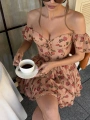 DARYA KORSELİ ELBİSE BEJ