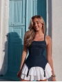EVA DENIM ELBİSE MAVİ