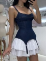 EVA DENIM ELBİSE MAVİ