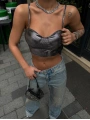 GLOPLU CROP GRİ