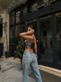 GLOPLU CROP GRİ
