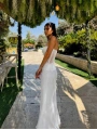 GOWN DANTEL BÜSTİYER & SATEN ETEK TAKIM BEYAZ