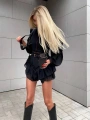 JUMİA ŞİFON ELBİSE SİYAH