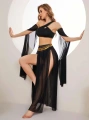 Kadın Fantazi Siyah Özel Tasarım Harem Kostüm 2272