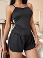 Kadın Yırtmaçlı Şortlu Pijama Takım 5180