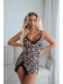 Leopar Fantezi Gecelik