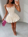 MANDELA CORSET ELBİSE BEYAZ