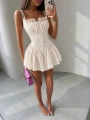 MANDELA CORSET ELBİSE BEYAZ