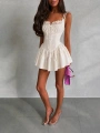 MANDELA CORSET ELBİSE BEYAZ