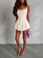 MANDELA CORSET ELBİSE BEYAZ