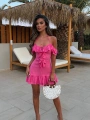 MARTINA SATEN ELBİSE PEMBE