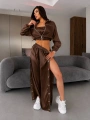 Morliva 3 parçadan oluşan saten takım