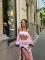 Morliva Allure Saten Takım Pembe