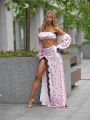 Morliva Allure Saten Takım Pembe