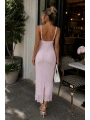 Morliva Askılı Güpür Maxi Elbise
