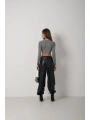 Morliva Basic Crop Triko Bluz