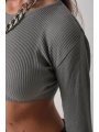 Morliva Basic Crop Triko Bluz