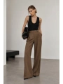 Morliva Bel Lastik Detay Pileli Basic Pantolon