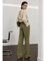 Morliva Bel Lastik Detay Pileli Basic Pantolon