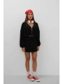 Morliva Beli Lastikli Mini Etek
