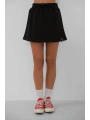 Morliva Beli Lastikli Mini Etek