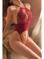 Morliva Dantelli Kırmızı Fantazi Babydoll TM1303
