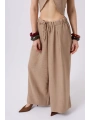 Morliva Düşük Bel Oversize Keten Pantolon