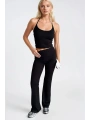 Morliva İp Askılı Bluz Wide Leg Pantolon İkili Takım