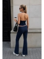 Morliva İp Askılı Bluz Wide Leg Pantolon İkili Takım