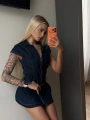 Morliva Levi Kot Elbise Mavi