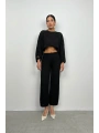 Morliva Oversize Triko Bluz Pantolon Takım